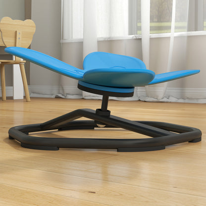 Butterfly-Shaped Kids Swivel Chair, Sensory Spinning Chair, Blue