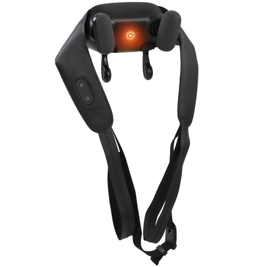 Cordless Neck Massager with Heat, Deep Tissue 4D Shiatsu Neck and Shoulder Massager for Back and Leg, for Car Home Office, Gifts for Men and Women