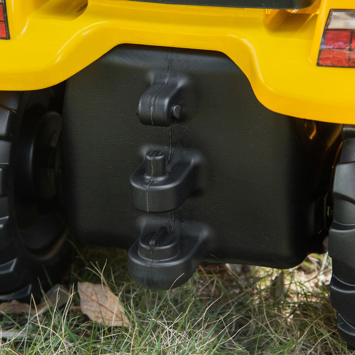 Ride on Tractor No Power for Kids with Manual Control Bucket