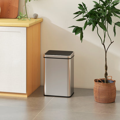 Kitchen Bin with Fast Motion Sensor, 40L Stainless Steel Sensor Bin