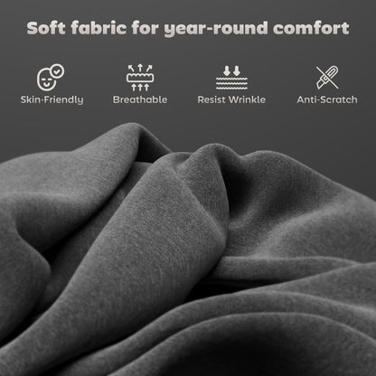 Set of 2 Dining Chairs with Curved Back Padded Seat for Kitchen Grey