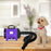 2800W Dog Hair Dryer Pet Grooming Blaster Water Blower Dryer w/ 3 Nozzles, Purple