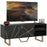 TV Unit for Living Room, TV Stand, Black Marble