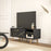 TV Unit for Living Room, TV Stand, Black Marble