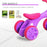 Toddler Training Walker Balance Ride-On Toy with Rubber Wheels Purple