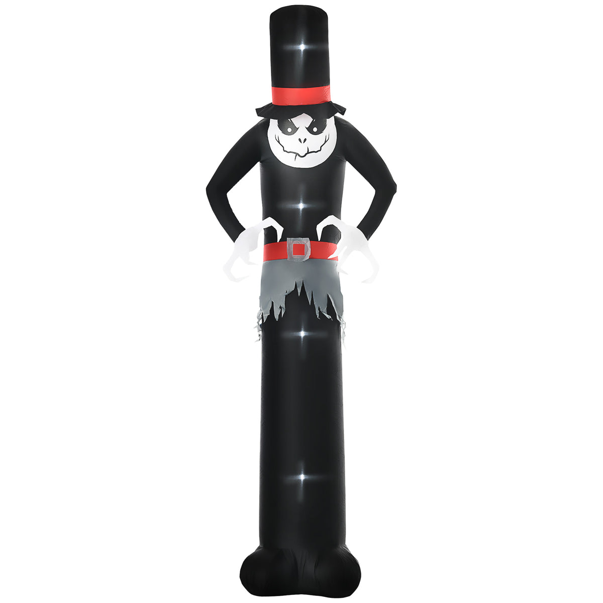 10' Inflatable Halloween Ghost Outdoor Decoration Waterproof LED Light