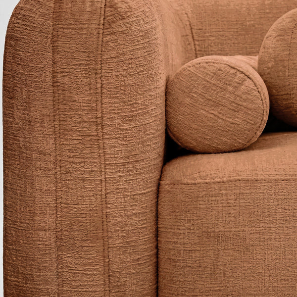 Munich Three Seat Sofa - Terracotta