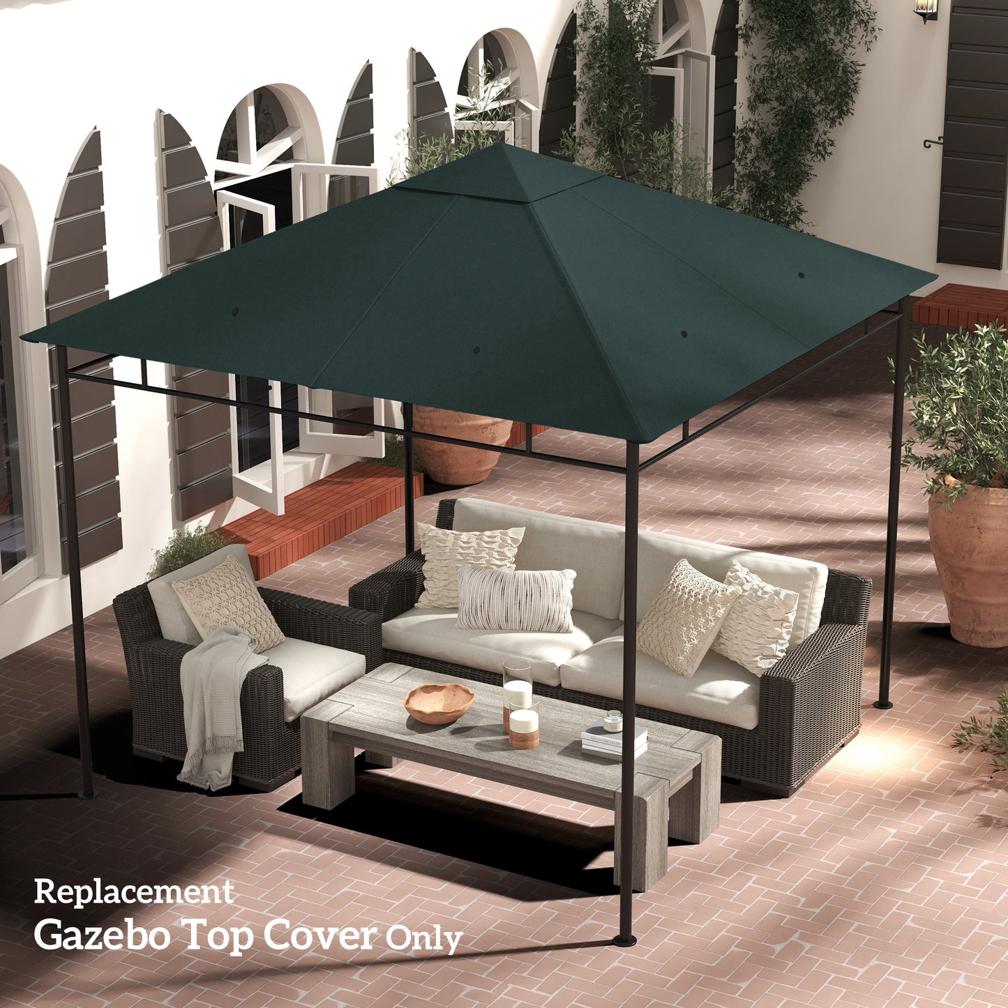 3 x 3 m Gazebo Canopy Replacement Cover, Gazebo Roof Replacement