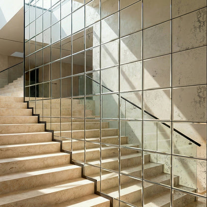 Mirrored Vintage Effect Square Wall Tiles Pack