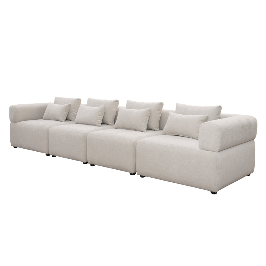 Beck Four Seat Sofa – Parchment