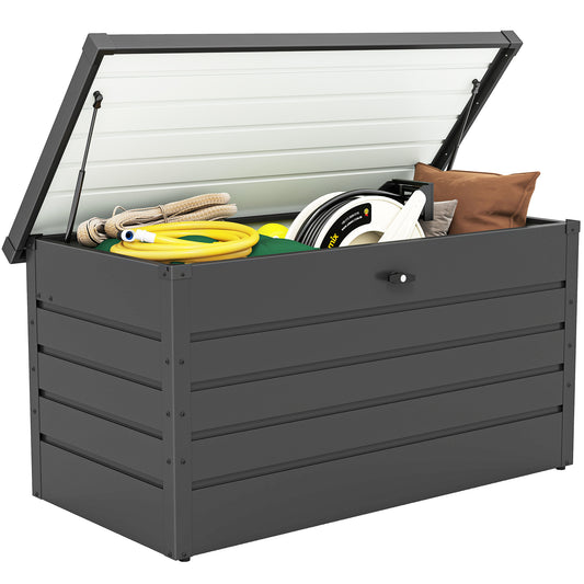 311L Garden Storage Box, Waterproof Outdoor Storage Box for Tools