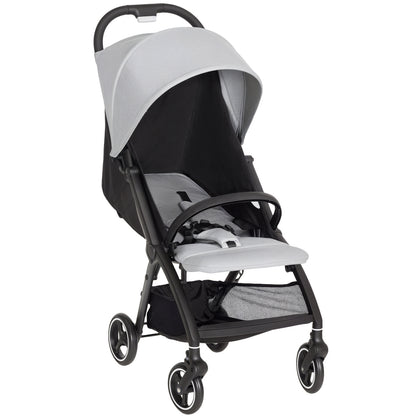 Travel Stroller with Easy Folding, Lightweight Pushchair Light Grey