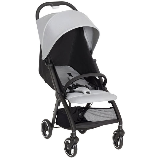 Travel Stroller with Easy Folding, Lightweight Pushchair Light Grey