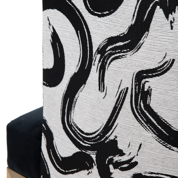 Suki Dining Chair – Brushed Brass Base