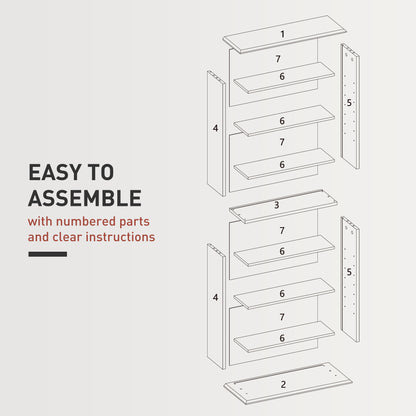 CD Storage Unit DVD Tower Blu-ray Storage Shelf for Living Room Black