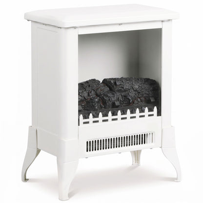 Electric Fireplace Stove, Fireplace Heater W/ Flame Effect