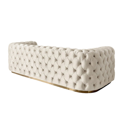 Frankfurt Three Seat Sofa - Chalk