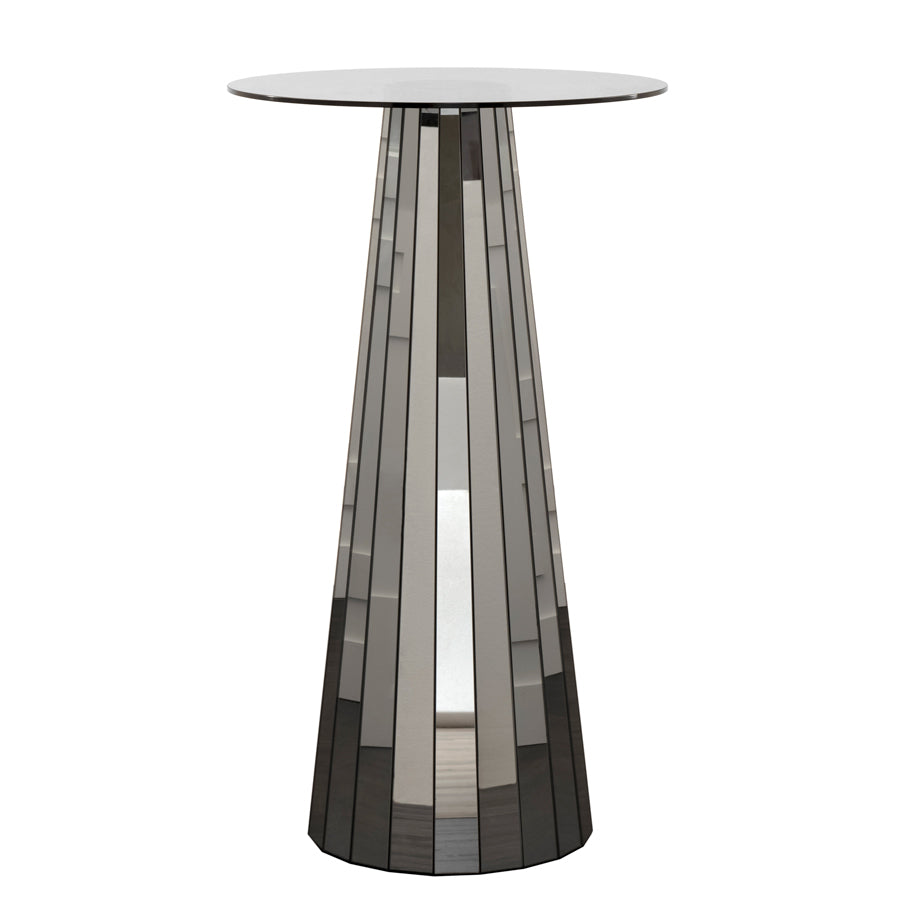 Emmeline Smoked Mirror Bar Table