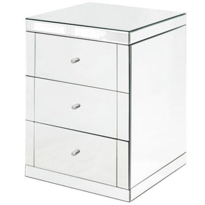 Pair of Lucia Mirrored Bedside Tables