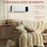 2000W Wall Mounted Ceramic Heater with Remote Control for Home White