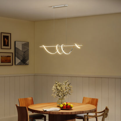 Pendant Light, Ceiling Light with 3 Colour Temperatures, Silver Tone