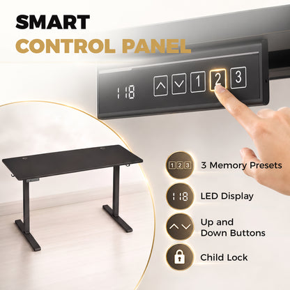 Standing Desk Memory Control Adjustable Black