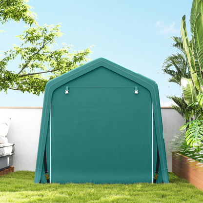 Outdoor Garden Storage Shed Waterproof Bike Tent  w/ Zipper Doors