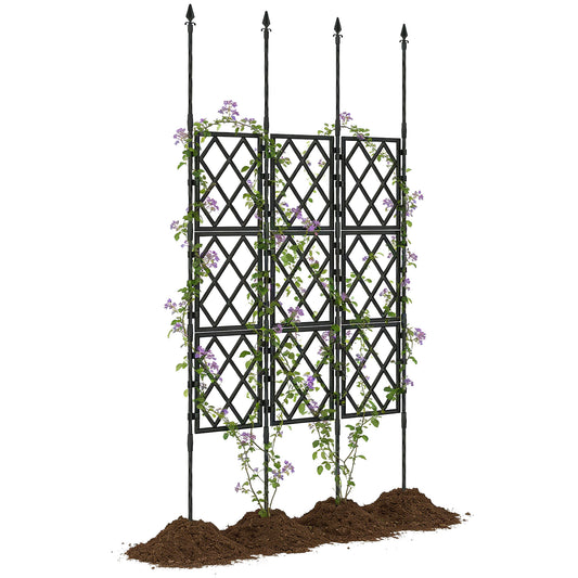 Foldable Garden Trellis, Lattice Climbing Support Trellis