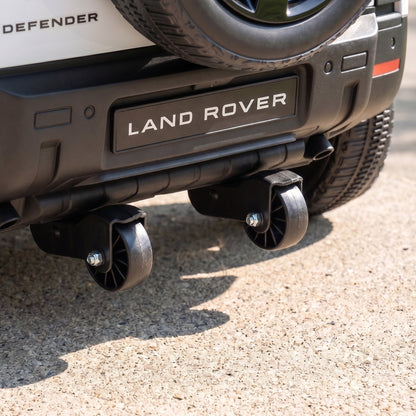 Land Rover Defender Licensed 12V Kids Ride on Car w/ Remote, White