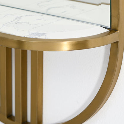 Aria Mirrored Wall Shelf