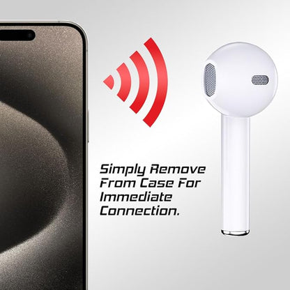 Wireless Earbuds, Bluetooth Headphones in Ear with Noise Cancelling Mic Wireless Earphones, LED Charging Indicator