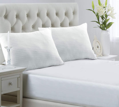 Hotel Collection Satin Stripe Pillow Set : Luxurious extra silk like hollowfibre filling