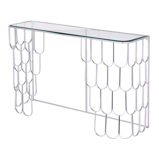 Pino Silver Console Table