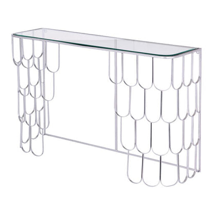 Pino Silver Console Table