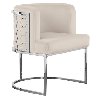 Alveare Dining Chair Silver - Chalk