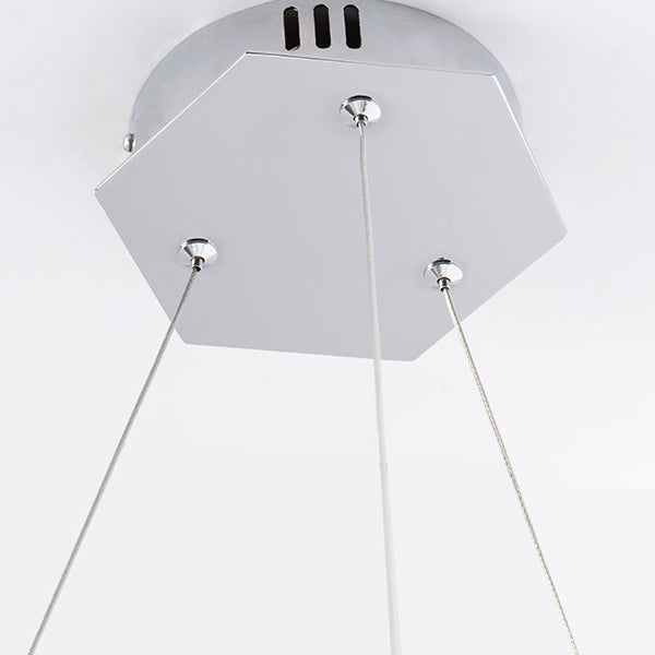 Alveare Chrome LED Pendant Light