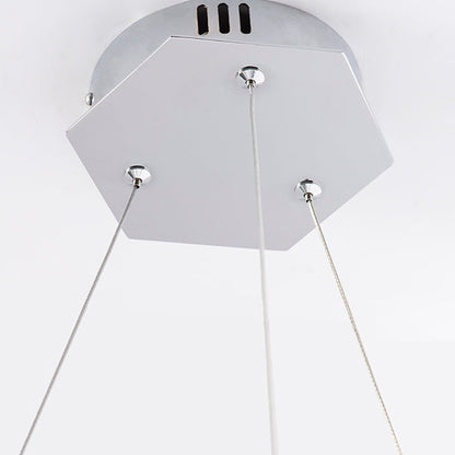 Alveare Chrome LED Pendant Light