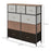 Bedroom Chest of Drawers, 10 Drawer Dresser with Foldable Fabric Drawers and Steel Frame, Multicolour