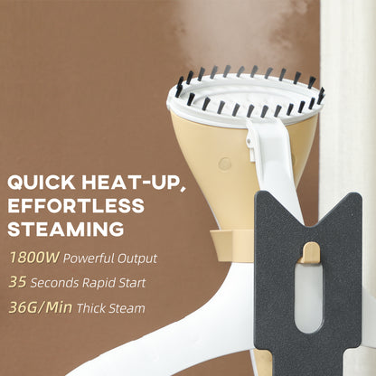 Clothes Steamer, Garment Steamer Clothing Wrinkle Remover, Gold Tone