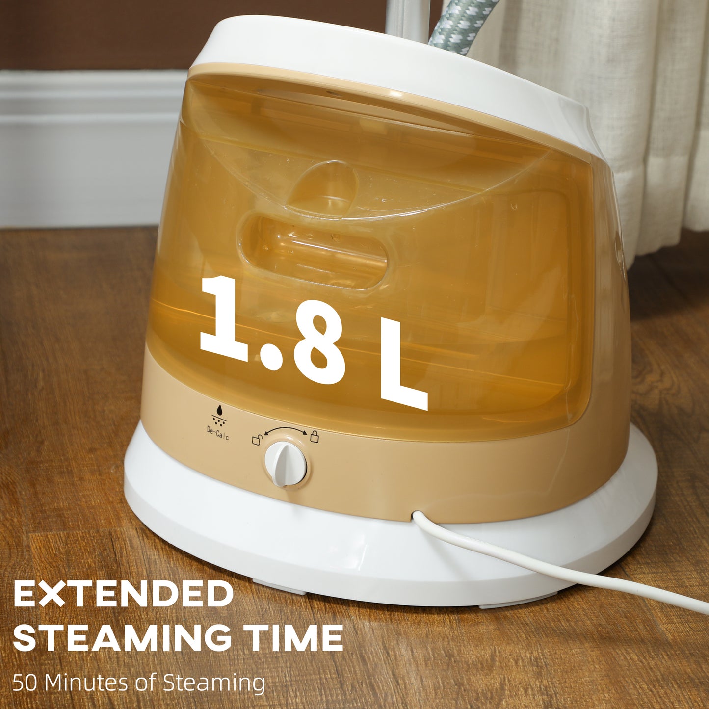 Clothes Steamer, Garment Steamer Clothing Wrinkle Remover, Gold Tone