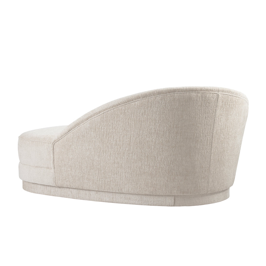 Selini Chaise Longue – Light Taupe Chenille