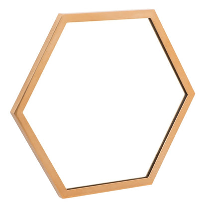 Alveare Brass Wall Mirror