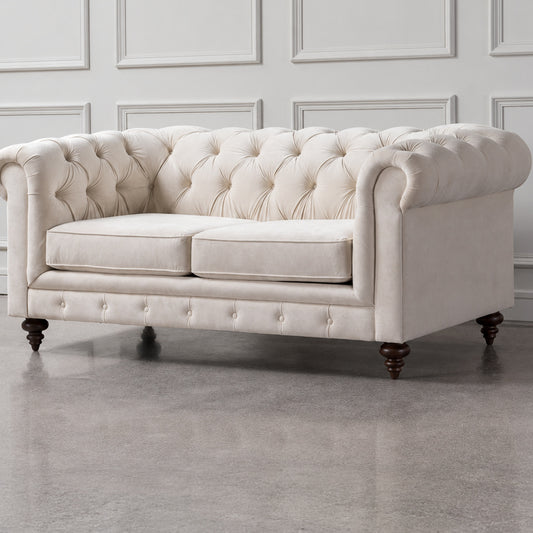 Monty Two Seat Sofa - Chalk