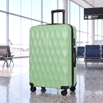28Inch Suitcase Hard Shell Checked Luggage with TSA Lock, Green