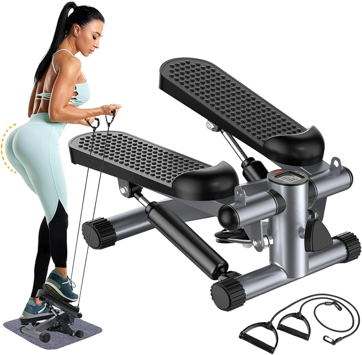 Portable Mini Stepper Step Machine for Home Gym Exercise Workout