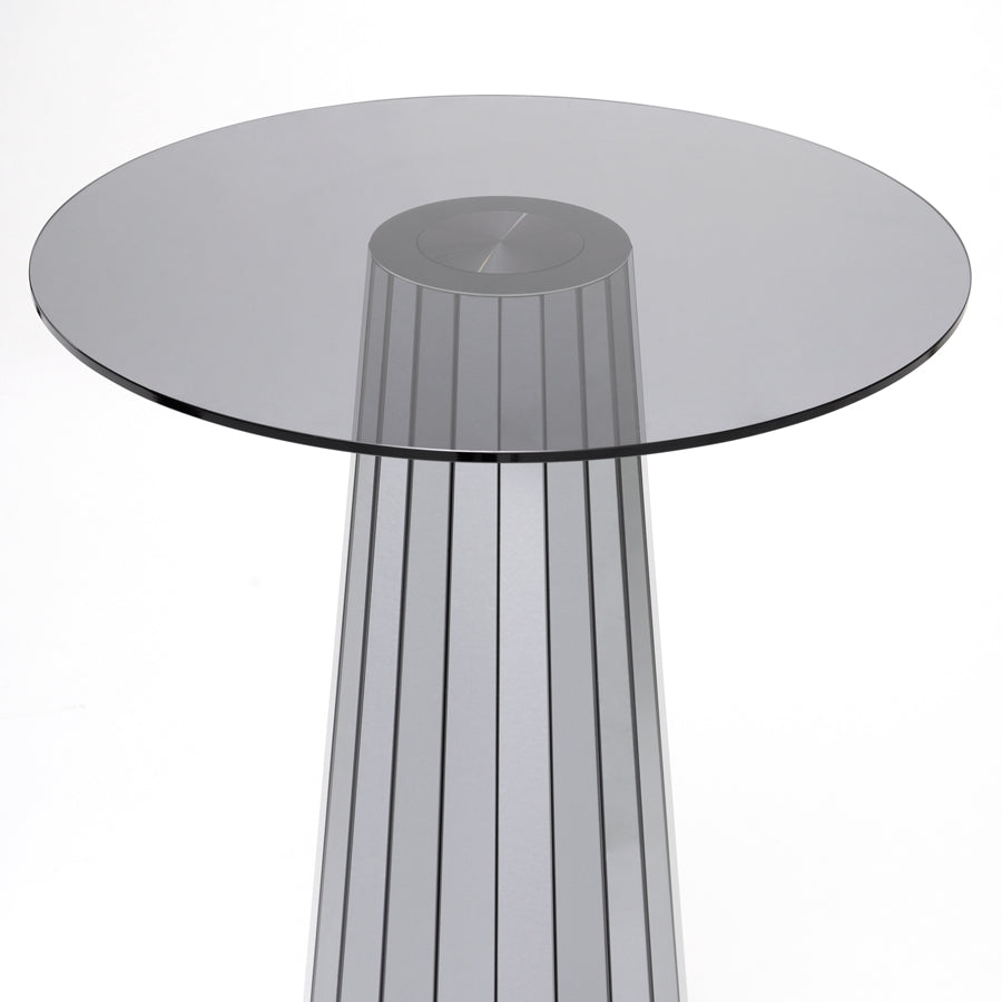 Emmeline Smoked Mirror Bar Table