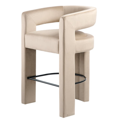 Santini Counter Stool - Taupe