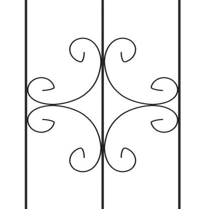 Set of 4 Metal Trellis for Climbing Plants, Arrow Design