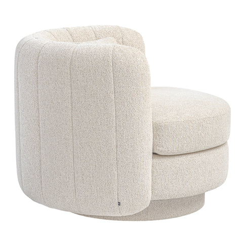 Calvin Swivel Armchair - Travertine