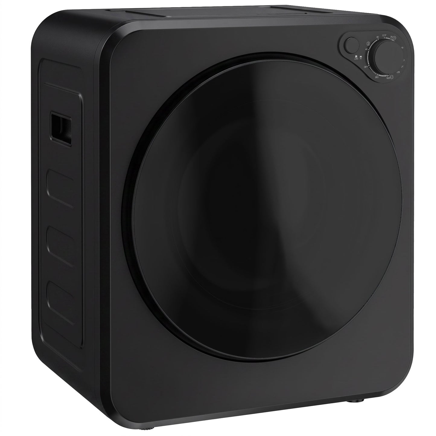 4kg Front Load Laundry Dryer with 2 Power Modes, Black